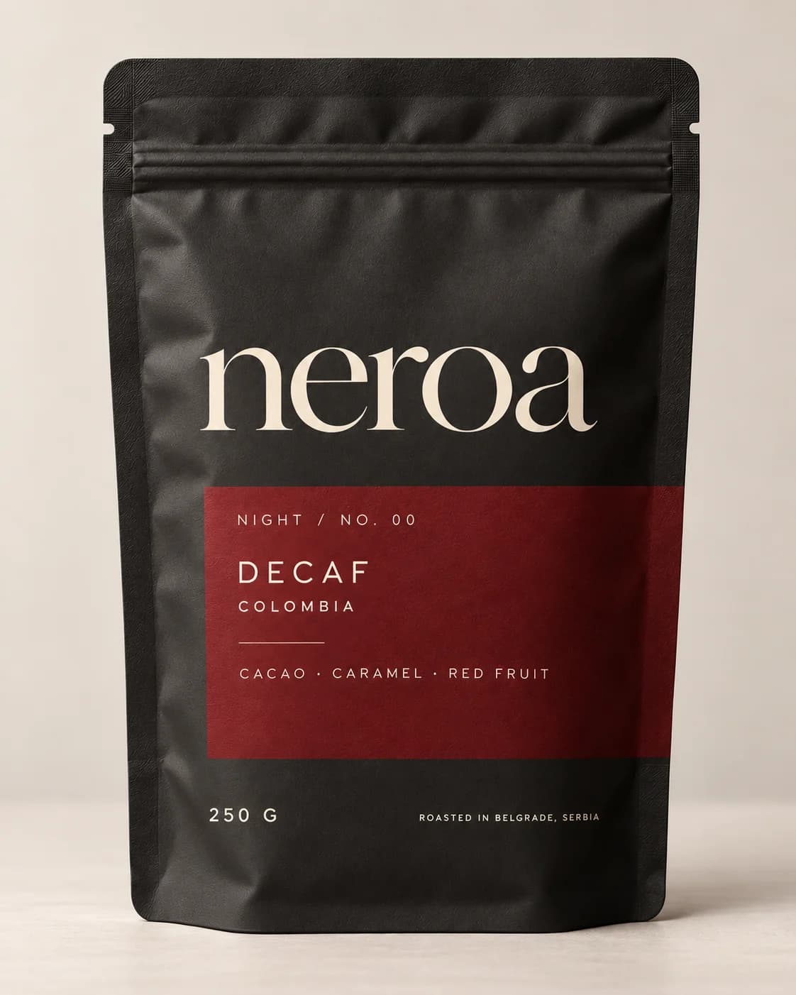 NEROA Night No. 00 — pakovanje 250 g, prednja strana